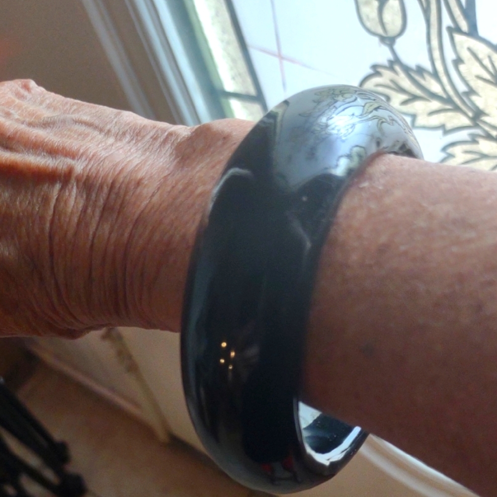 Black Wearable Tech Bracelet